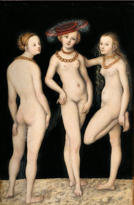 Lucas Cranach, les trois graces